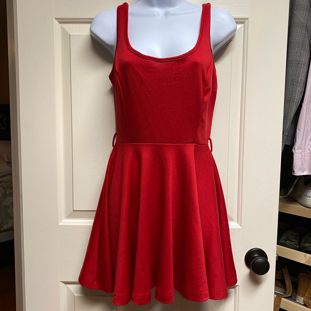 Red dress